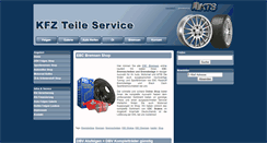 Desktop Screenshot of kfz-teile-service.de